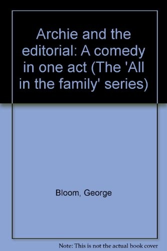 Cover for Archie and the editorial