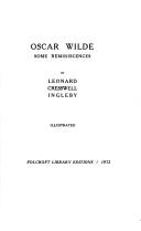 Cover for Oscar Wilde
