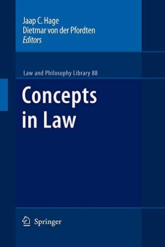 Cover for Concepts in Law