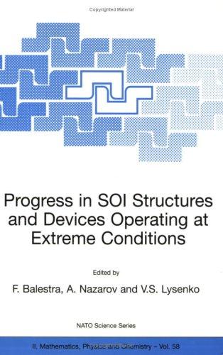 Cover for Progress in SOI structures and devices operating at extreme conditions