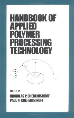 Cover for Handbook of Applied Polymer Processing Technology (Plastics Engineering (Marcel Dekker), 31)