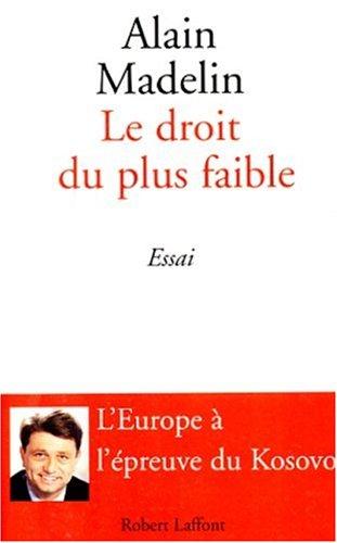 Cover for Le droit du plus faible