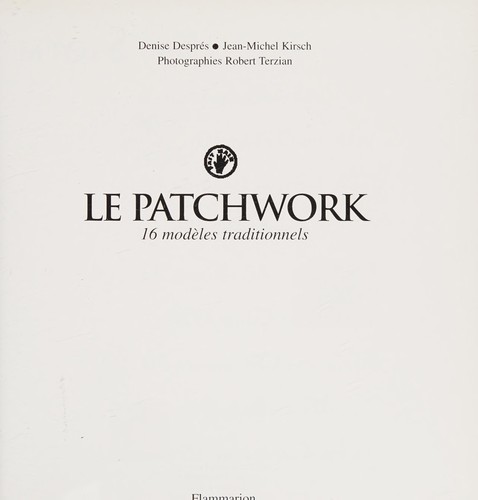 Cover for Le patchwork