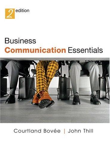 Cover for Business Communication Essentials and CD Package (2nd Edition)