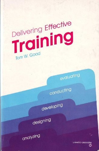 Cover for Delivering effective training