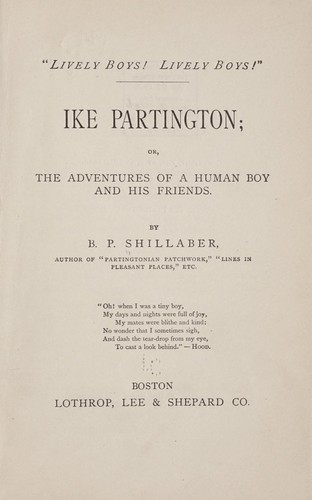 Cover for Ike Partington