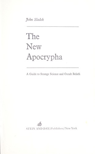 Cover for The New Apocrypha