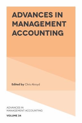 Cover for Advances in Management Accounting