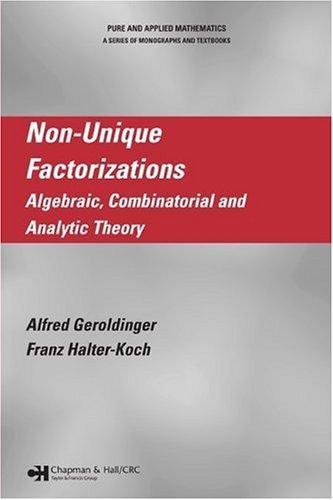 Cover for Non-unique factorizations