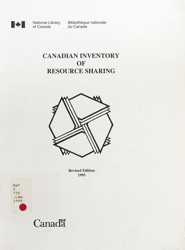 Cover for Canadian inventory of resource sharing