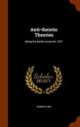 Cover for Anti-theistic Theories