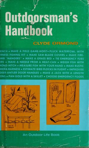 Cover for Outdoorsman's handbook.