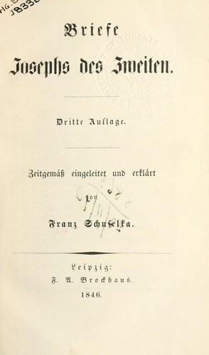 Cover for Briefe, Zeitgemäss