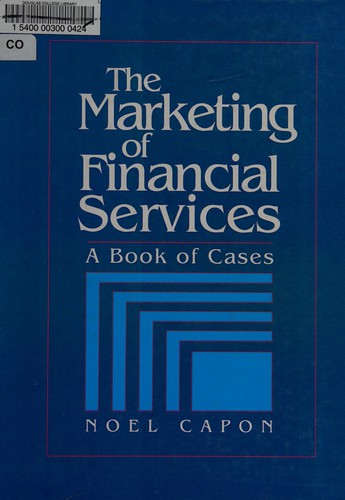 Cover for The marketing of financial services