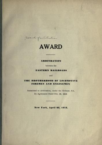 Cover for Award.