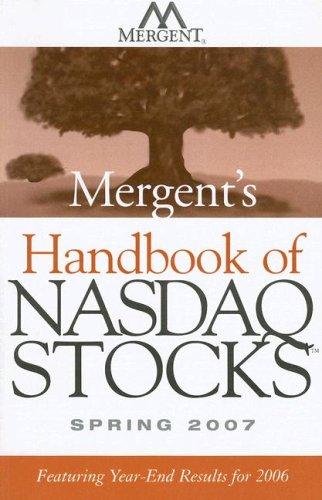 Cover for Mergent's Handbook of NASDAQ Stocks Spring 2007