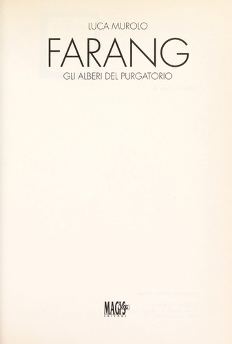 Cover for Farang