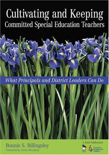 Cover for Cultivating and Keeping Committed Special Education Teachers