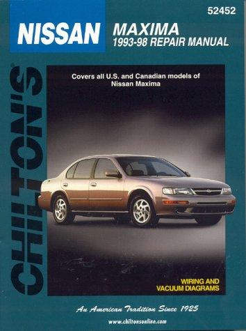 Cover for Chilton's Nissan Maxima 1993-98 repair manual