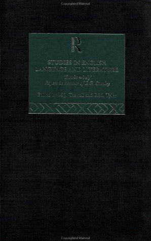 Cover for Studies in English Language and Literature