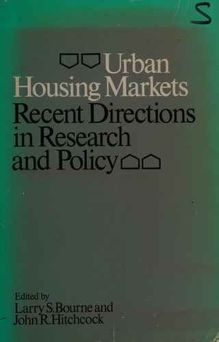 Cover for Urban housing markets