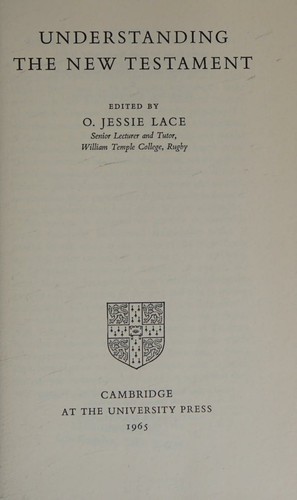 Cover for Understanding the new testament