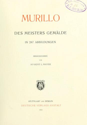 Cover for Murillo
