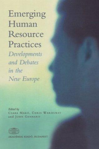 Cover for Emerging Human Resource Practices
