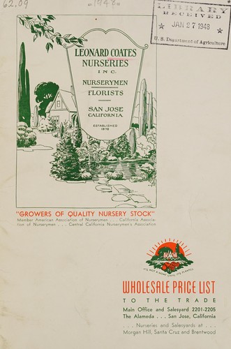 Cover for Wholesale price list