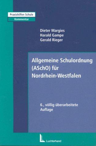 Cover for Allgemeine Schulordnung (ASchO) für Nordrhein-Westfalen