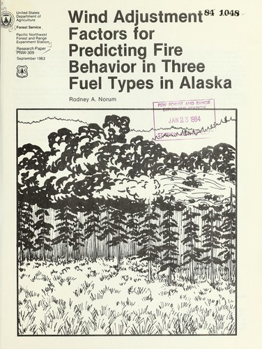 Cover for Wind adjustment factors for predicting fire behavior in three fuel types in Alaska