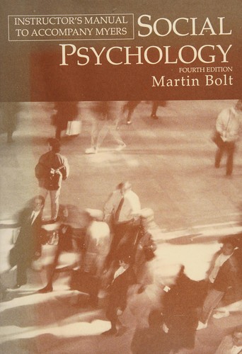 Cover for Instructor's Manual