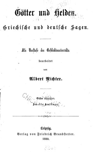 Cover for Götter und Helden