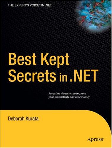 Cover for Best Kept Secrets in .NET
