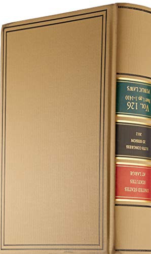 Cover for United States Statutes At Large