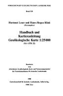 Cover for Handbuch und Kartieranleitung, Geoökologische Karte 1:25,000 (KA GÖK 25)