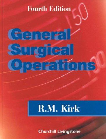 Cover for General Surgical Operations