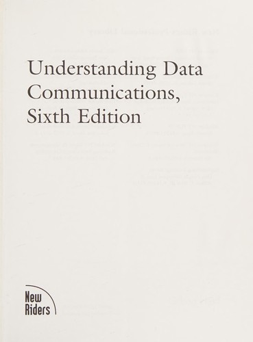 Cover for Understanding Data Communications