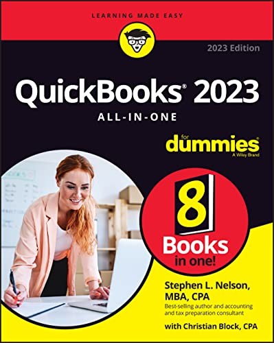 Cover for QuickBooks 2023 All-in-One For Dummies