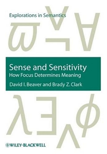 Cover for Sense and Sensitivity