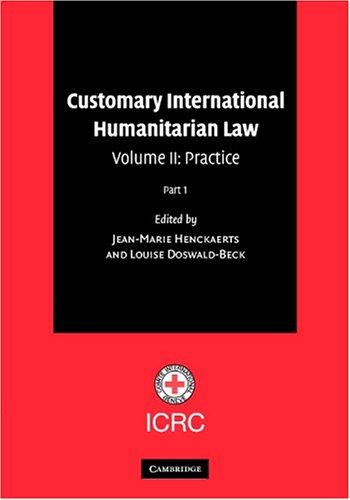 Cover for Customary International Humanitarian Law