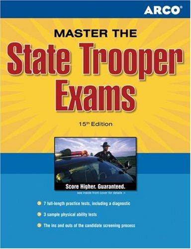Cover for Master the State Trooper Exam 15th edition (State Trooper Exam)
