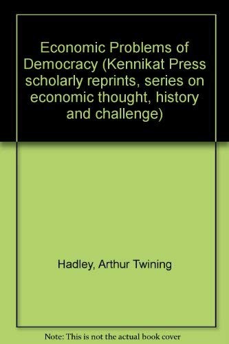 Cover for Economic problems of democracy