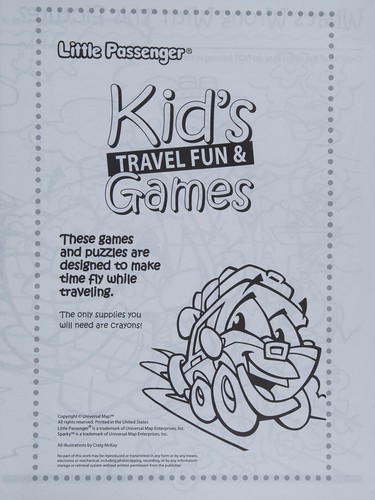 Cover for Kid's Travel Fun & Games (Little Passenger)