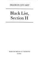 Cover for Black list, section H