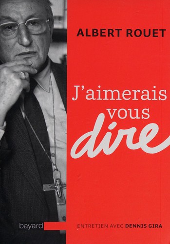 Cover for J'aimerais vous dire