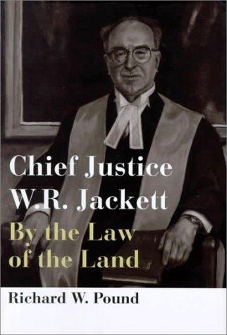 Cover for Chief Justice W.R. Jackett