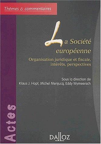Cover for La société européenne