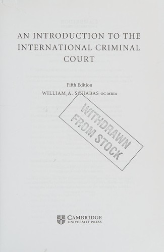 Cover for Introduction to the International Criminal Court