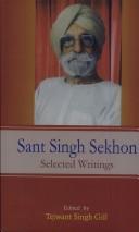 Cover for Sant Singh Sekhon ; Selected Writings